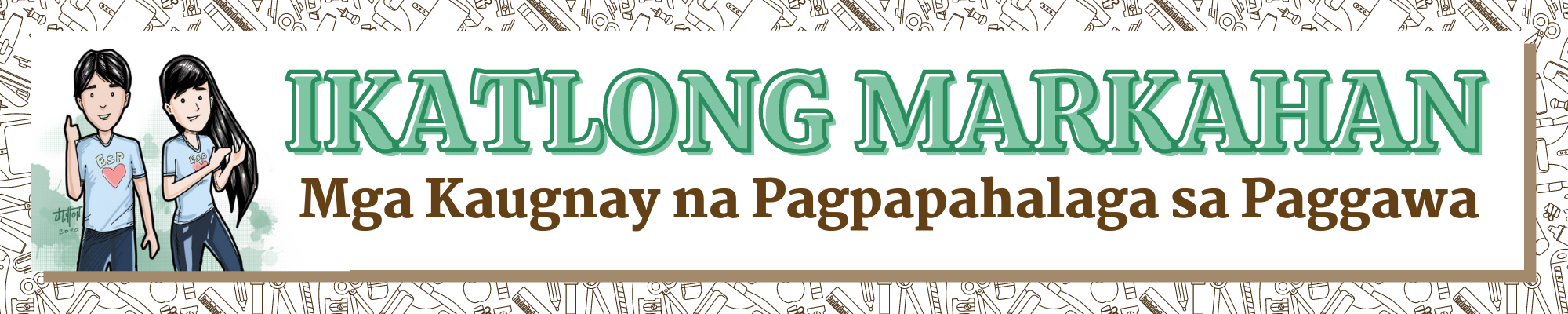 G9 - Edukasyon sa Pagpapakatao - Ikatlong Markahan: Mga Kaugnay na Pagpapahalaga sa Paggawa (A. CANTILLER)